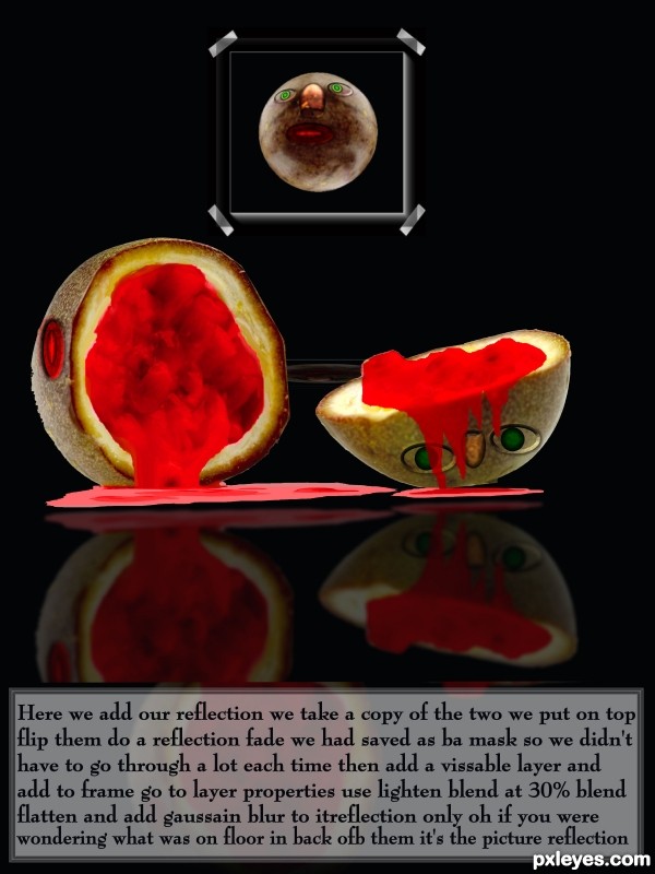 Creation of No Passion For This Fruit Head: Step 10